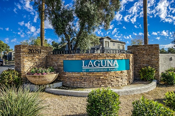 signage at Laguna at Arrowhead Ranch Apartments