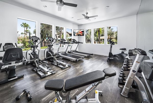 fitness center at Laguna at Arrowhead Ranch Apartments