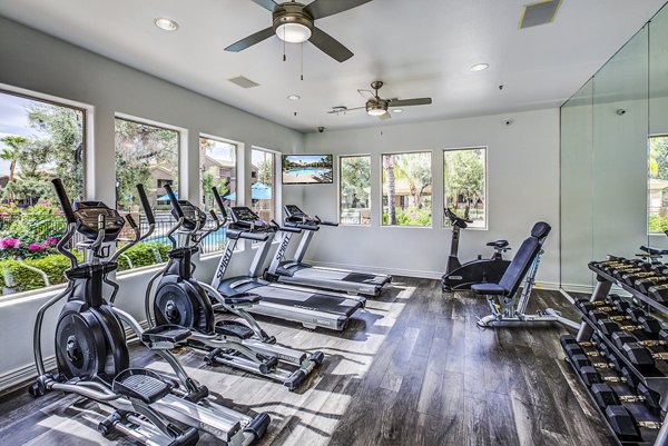 Fitness center with modern equipment at Laguna at Arrowhead Ranch Apartments for a healthy lifestyle