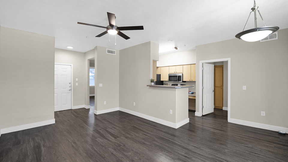 living room at Laguna at Arrowhead Ranch Apartments