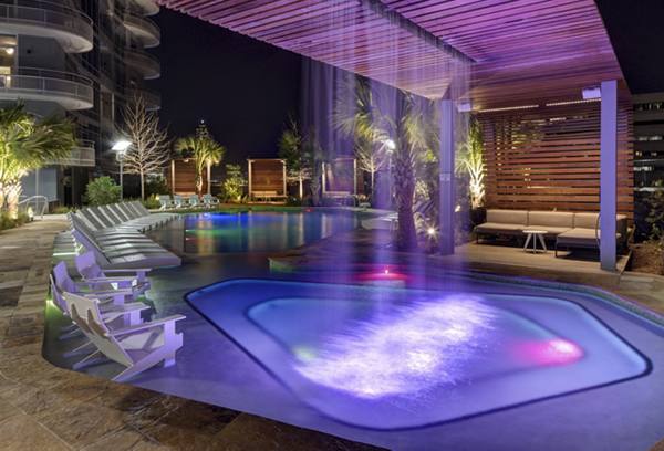 pool at 2929 Weslayan Apartments