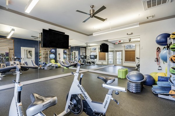 fitness center at The Highlands Apartments 