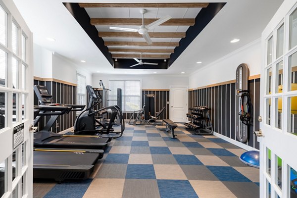 Modern fitness center with state-of-the-art equipment at HeatherGate at Oxford Valley Apartments for active lifestyle enthusiasts