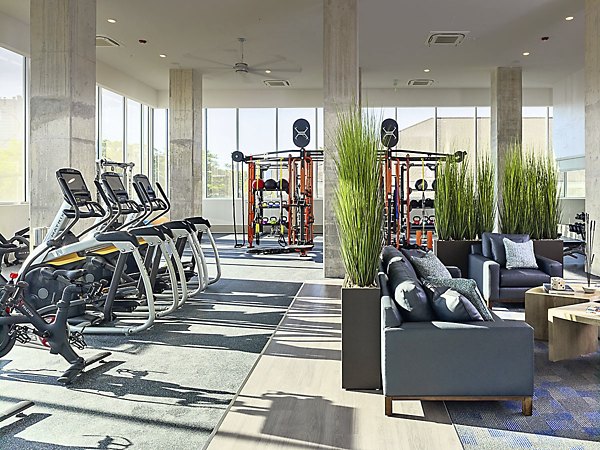 State-of-the-art fitness center with modern equipment at Generation Atlanta Apartments