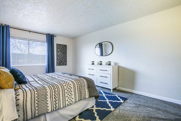 bedroom at Stride West Apartment