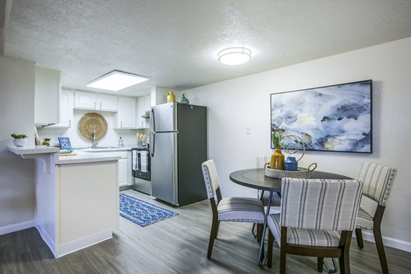 dining room at Stride West Apartment