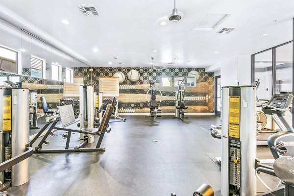 fitness center at The Urban Apartments