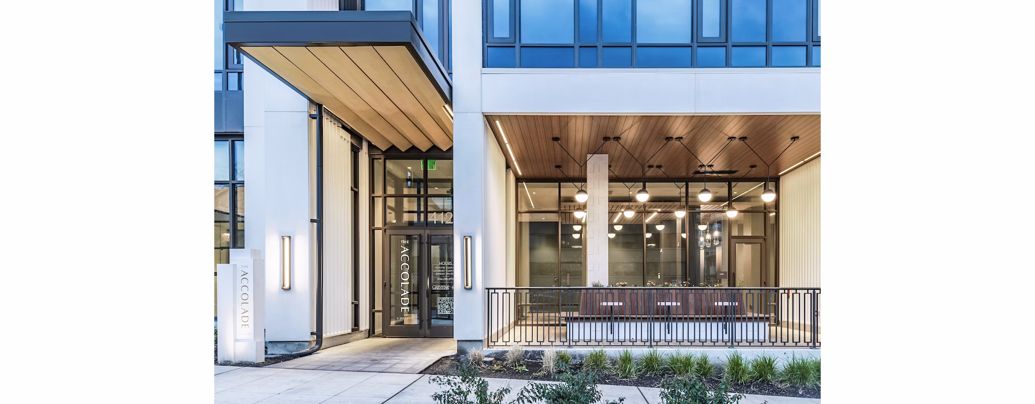 The Accolade Apartments: Luxurious high-rise building in vibrant cityscape