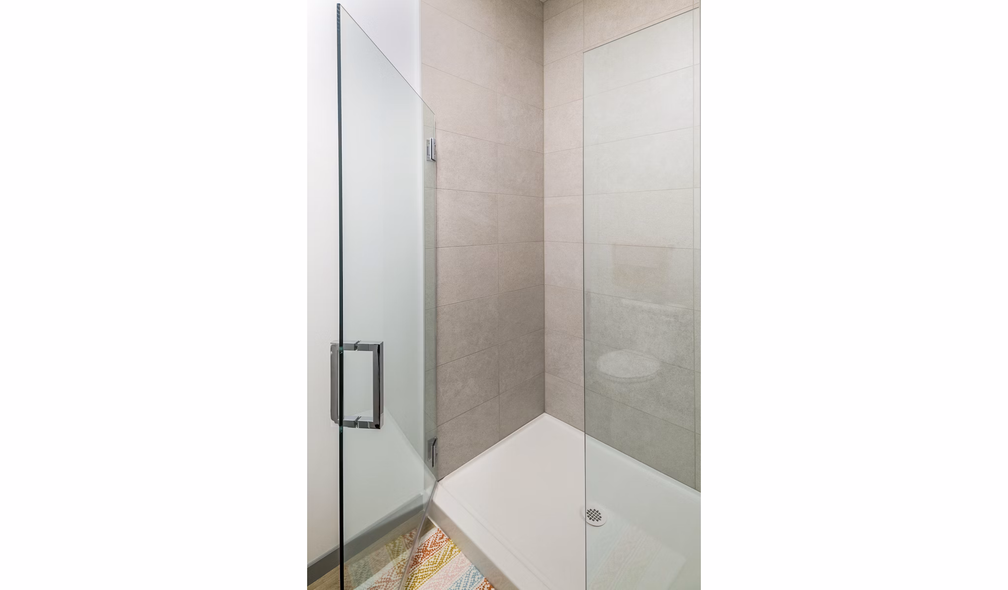 Modern bathroom featuring elegant fixtures and sleek design at The Accolade Apartments