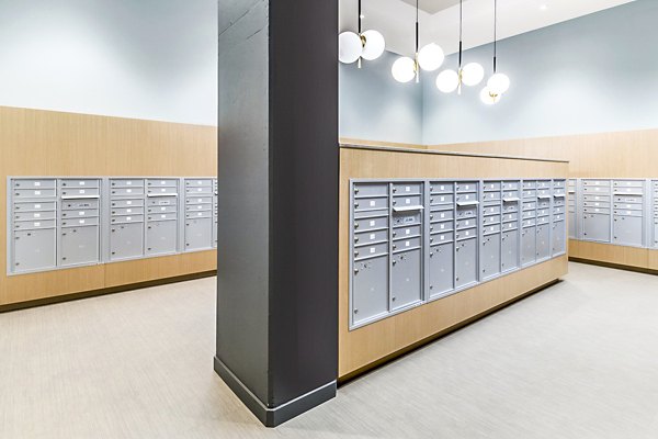 mail room at The Accolade Apartments