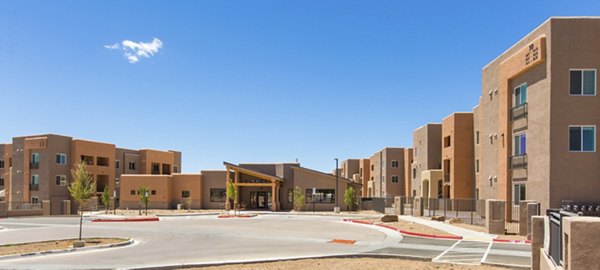 South Meadows Apartments: Elegant view of luxury apartments in a serene neighborhood