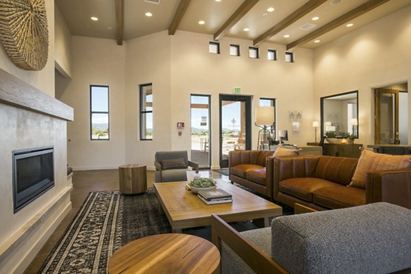 Elegant clubhouse with modern design in South Meadows Apartments