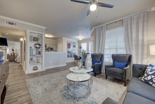 living room at Preston Peak Apartments