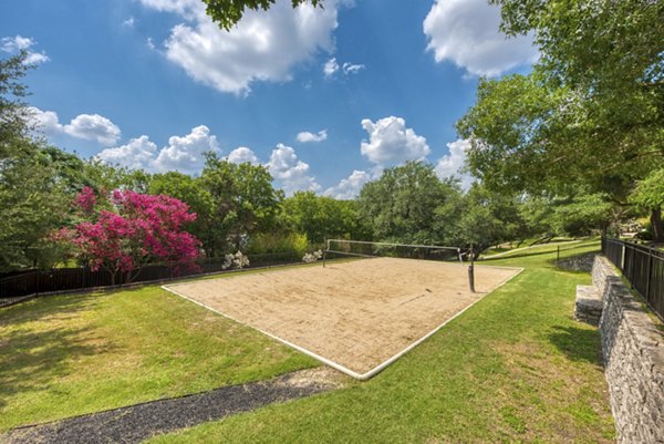 Basketball and tennis court at Preston Peak Apartments offering recreational options for residents