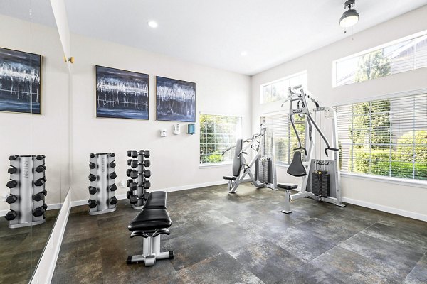 fitness center at Avana West Hill Apartments