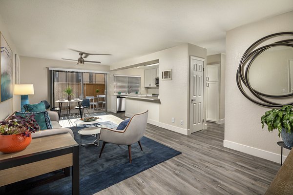 living room at Stone Arbor Apartments