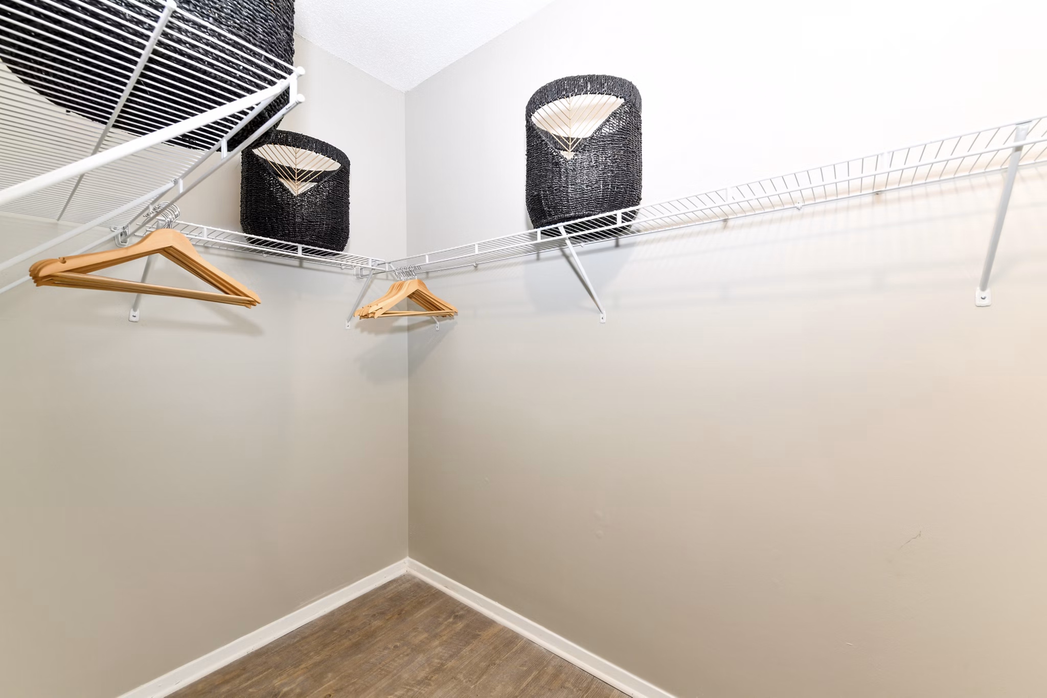 Spacious closet with built-in shelving at Avana Dunwoody Apartments
