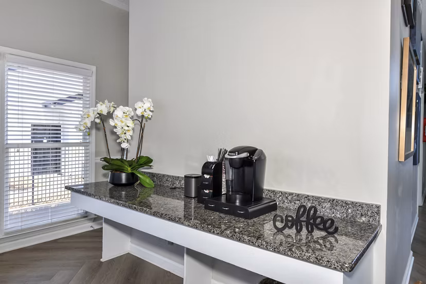 Clubhouse offering modern amenities at Avana Dunwoody Apartments
