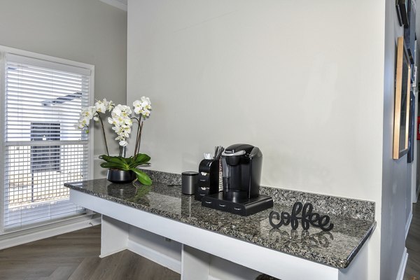 Clubhouse offering modern amenities at Avana Dunwoody Apartments