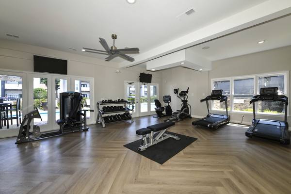 fitness center at Avana Dunwoody Apartments