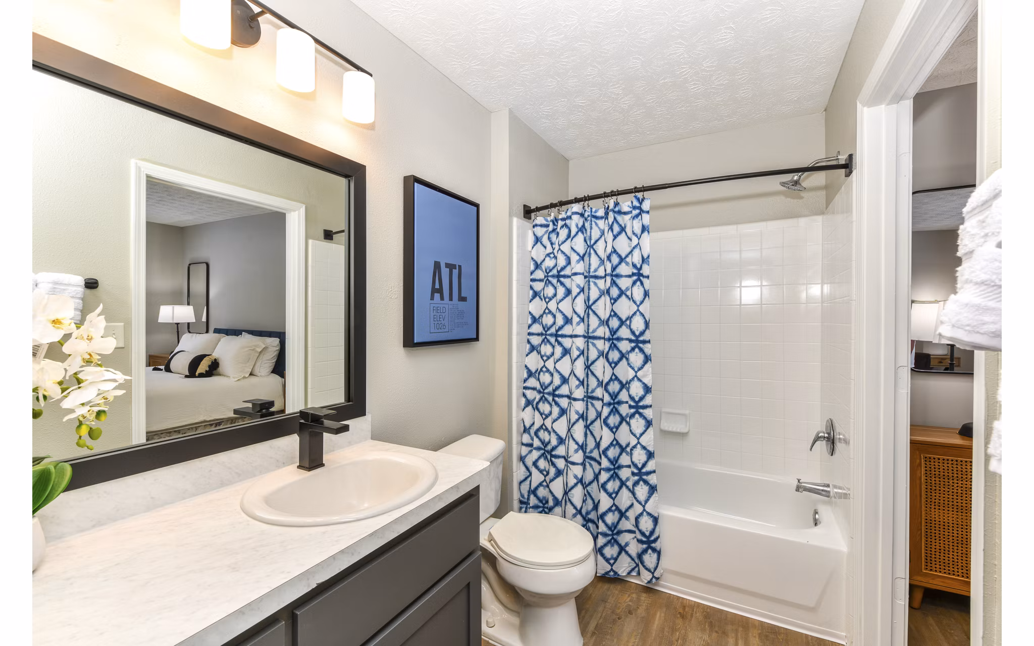 Bathroom featuring modern fixtures at Avana Twenty9 Apartments