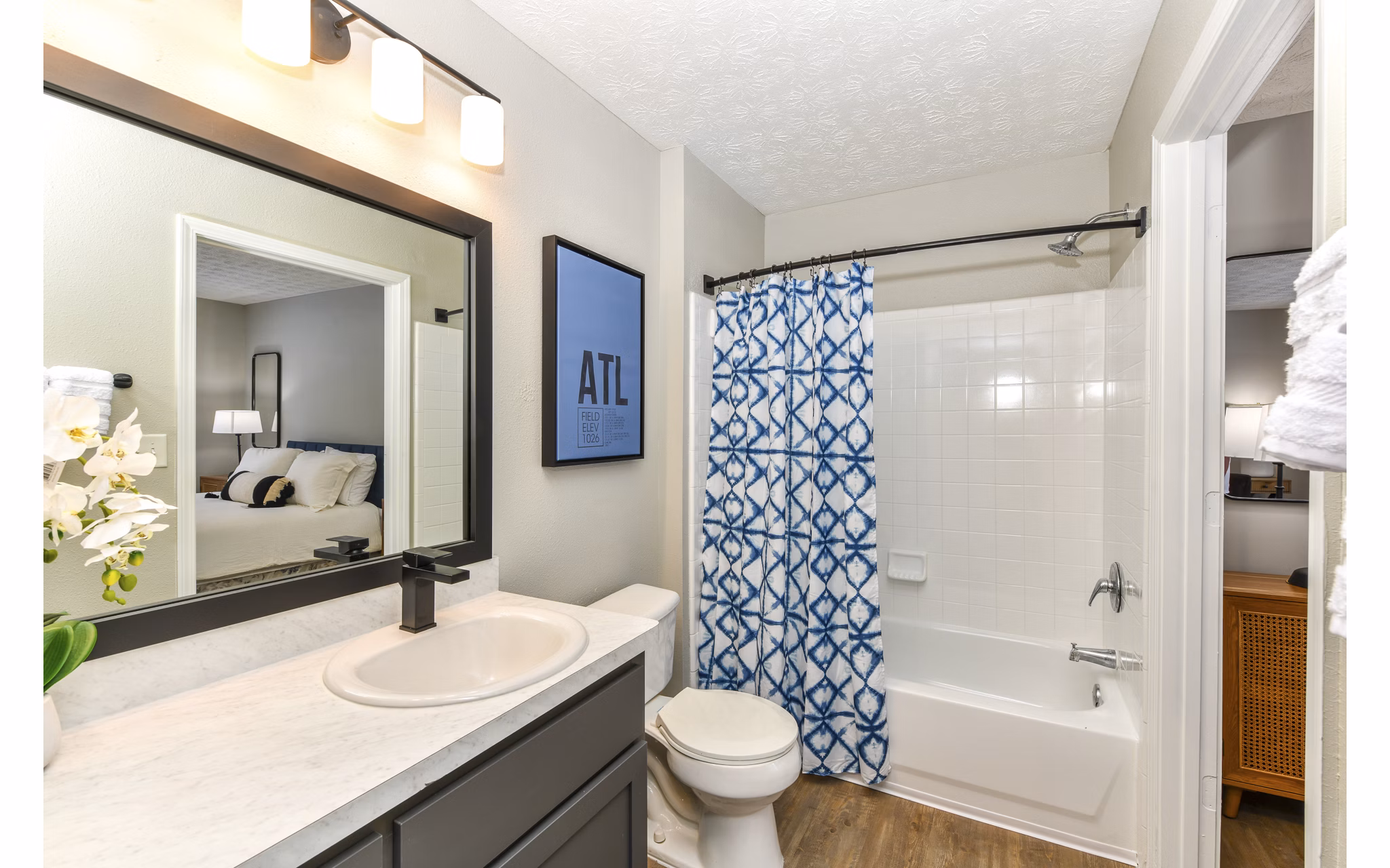 Bathroom featuring modern fixtures at Avana Twenty9 Apartments