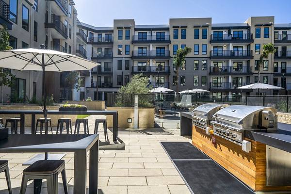 grill area at MV Apartments