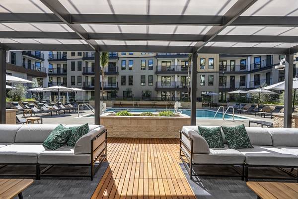 pool patio at MV Apartments