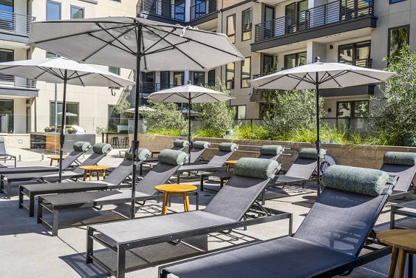 pool patio at MV Apartments