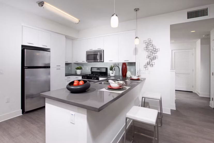 dining room at Residences at Westgate Apartments 
