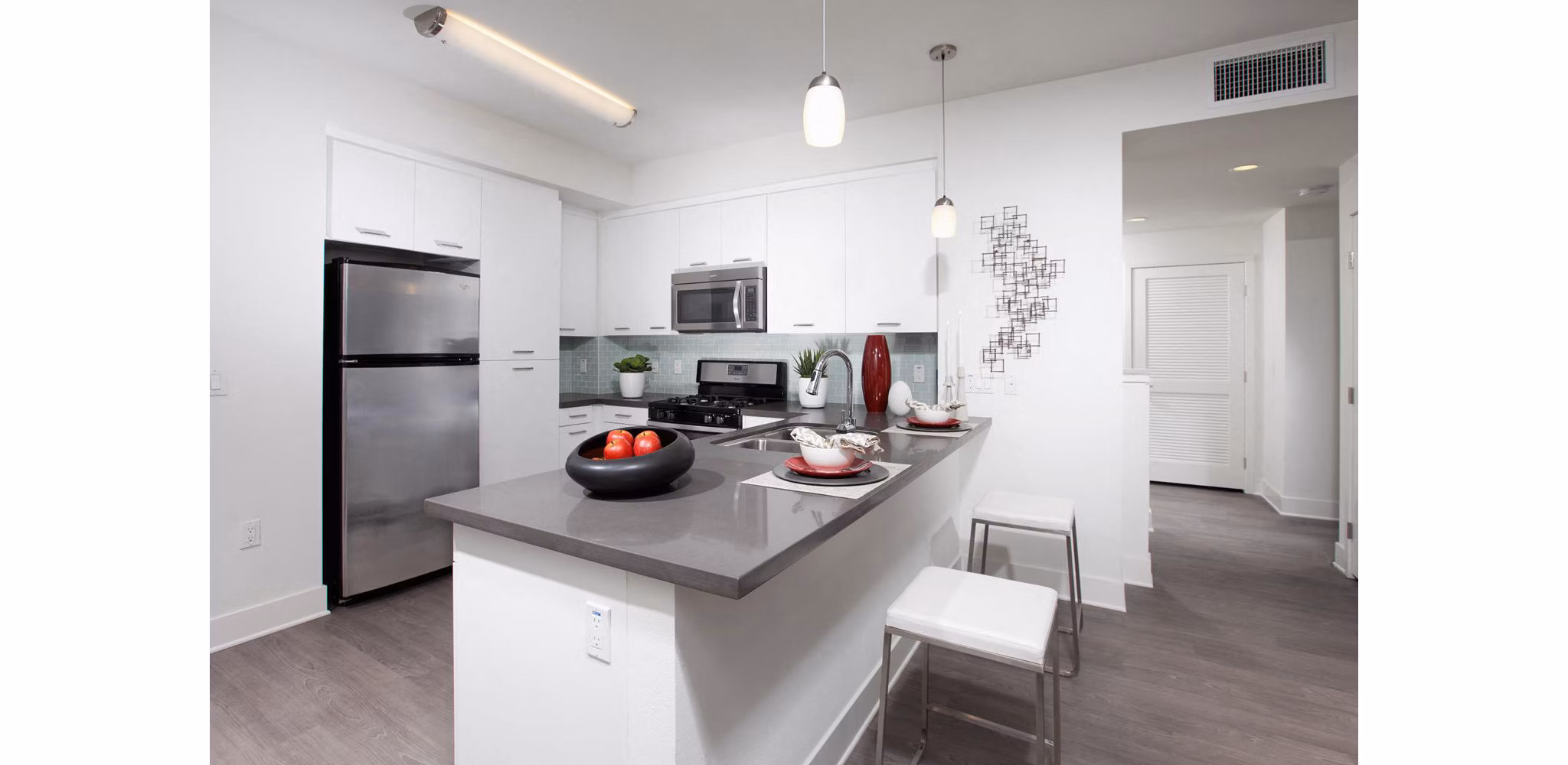 dining room at Residences at Westgate Apartments 
