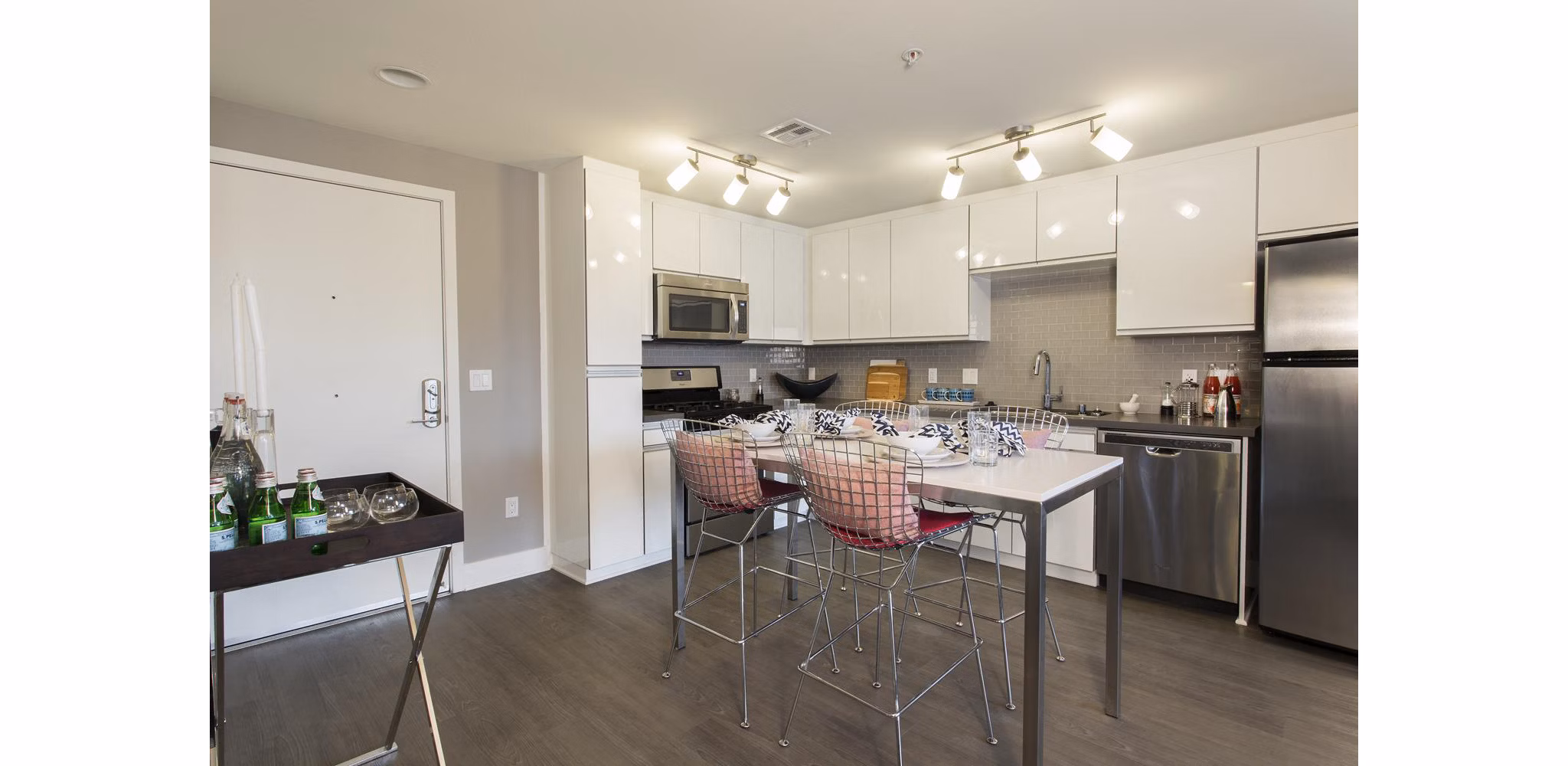 dining room at Residences at Westgate Apartments 