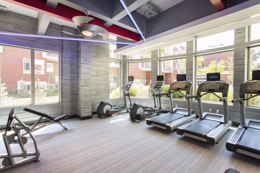 fitness center at Residences at Westgate Apartments 