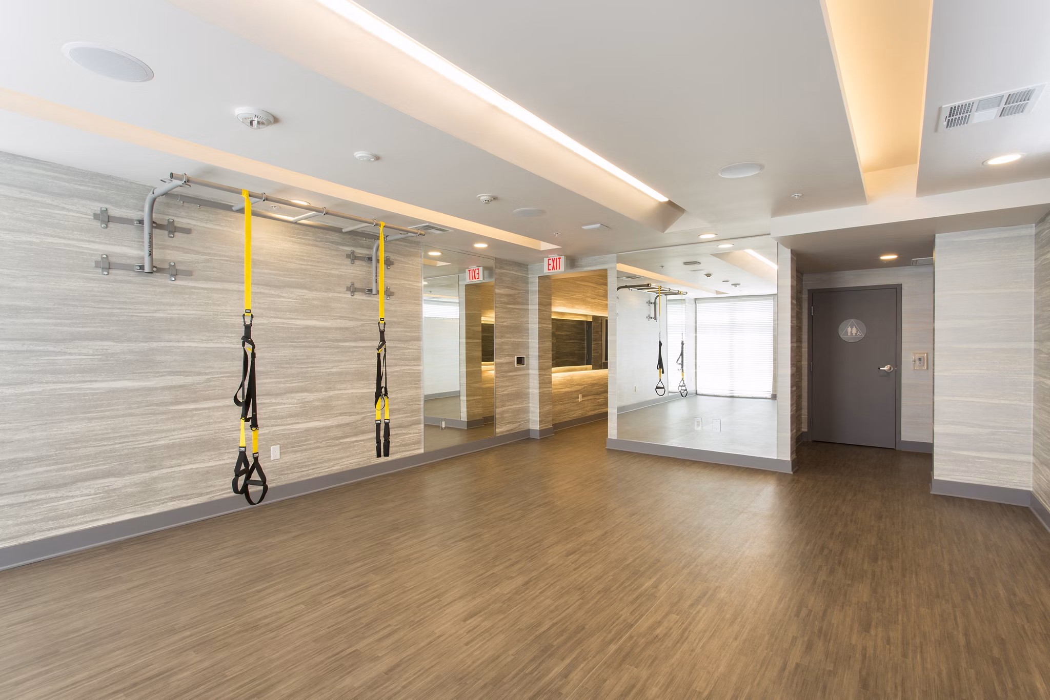fitness center at Residences at Westgate Apartments 