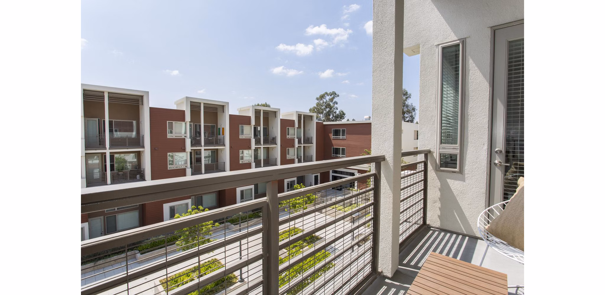 patio at Residences at Westgate Apartments 