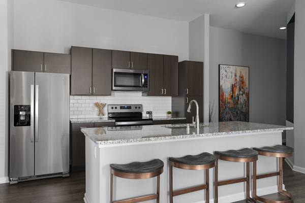 kitchen at The Haven Apartments
