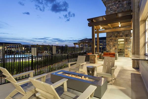fire pit at The Haven Apartments