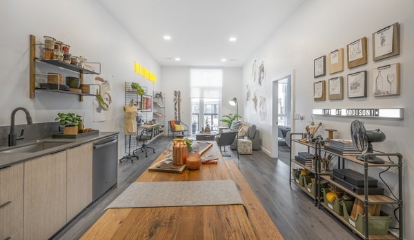 kitchen at Addison Apartments