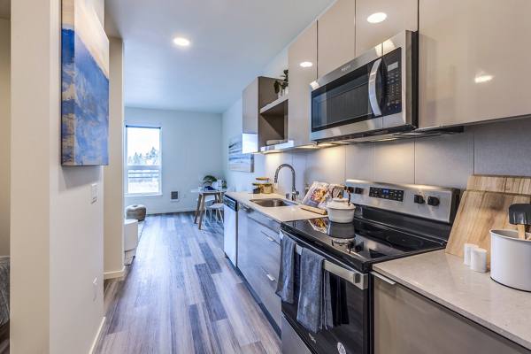 kitchen at EdgePoint Apartments