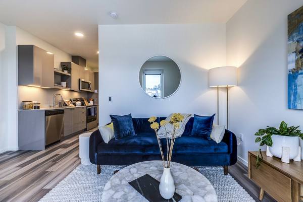 living room at EdgePoint Apartments