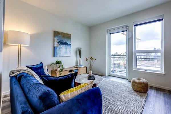 living room at EdgePoint Apartments