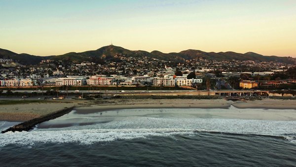 Scenic ocean view from balcony at Coastline Ventura Apartments