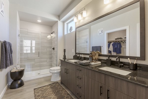 bathroom at Overture Andalucia Apartments