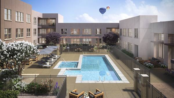 rendering at Overture Andalucia Apartments