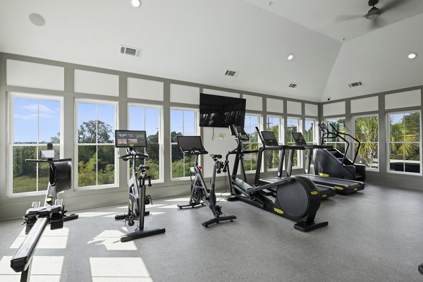 fitness center at Atlantic Beach House Apartments
