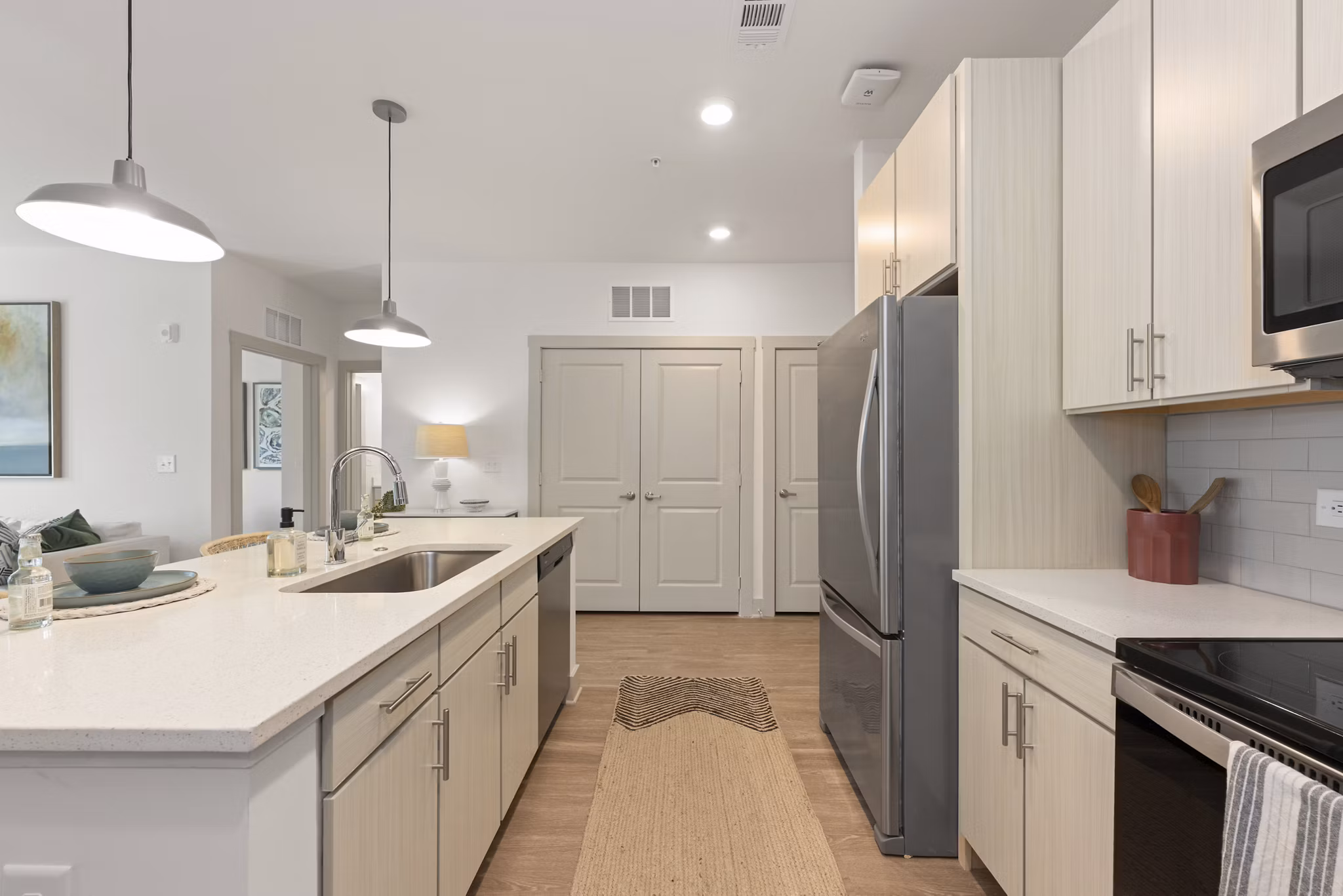 kitchen at Atlantic Beach House Apartments