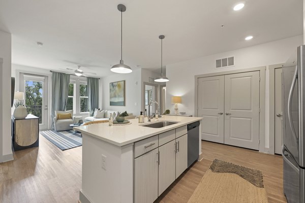 kitchen at Atlantic Beach House Apartments
