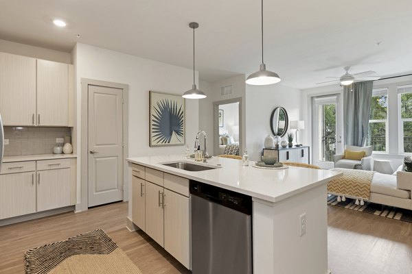 kitchen at Atlantic Beach House Apartments