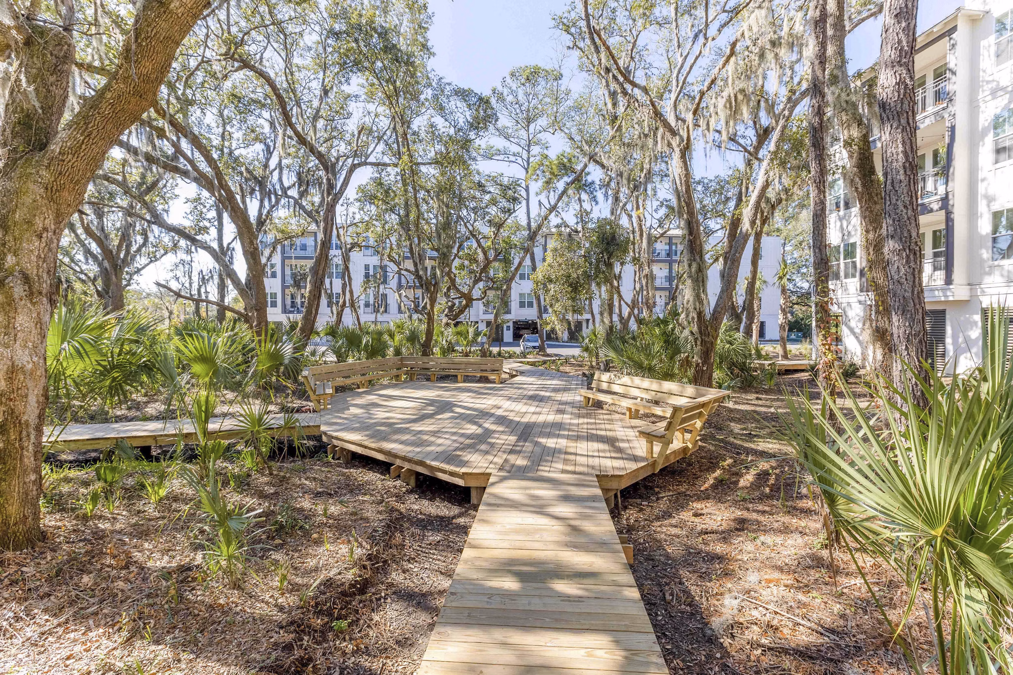 recreational area at Atlantic Beach House Apartments
