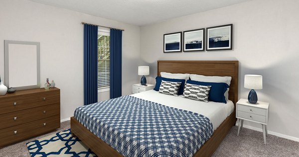 bedroom at Somerset at the Crossings Apartments